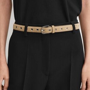 Toteme Eyelet Belt Caramel Size 80